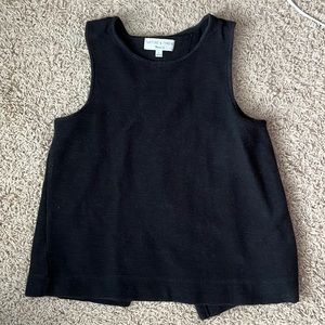 Madewell Black open back tank